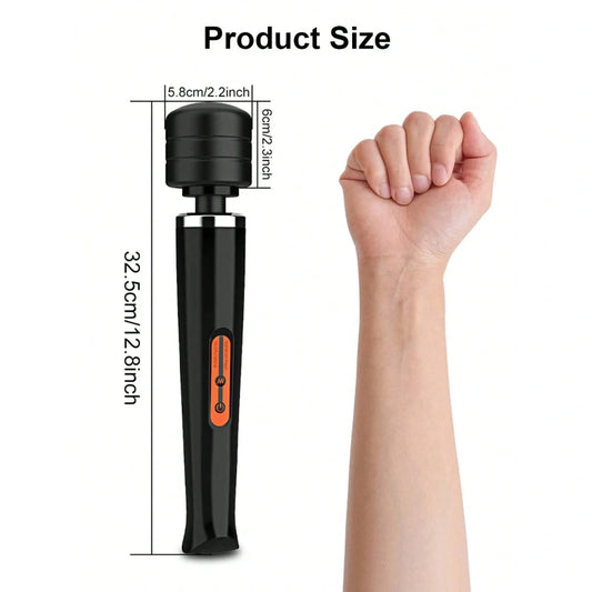 10-Speed Powerful Wand Massager – Deep Vibrations for Muscle & Intimate Relief - Black - image 1