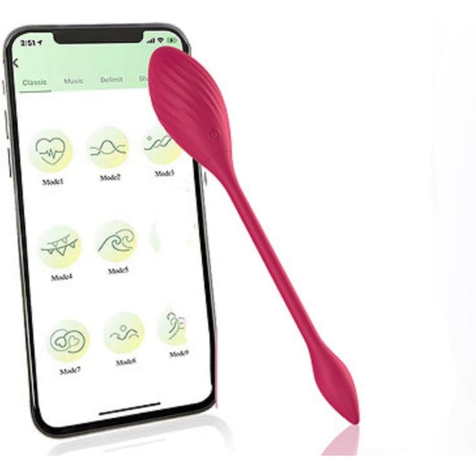 APP Control Wearable Jumping Egg Wearable Vibrating Massager - Pink - image 6