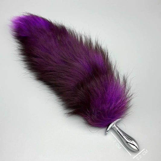 Premium Faux Fur Fox Tail Butt Plug - D - image 1