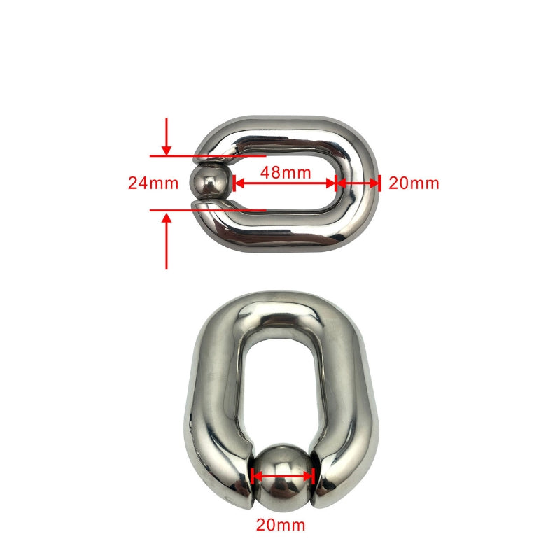 Ball Stretchers Testicles A Testicle Stretcher That Works As A Workout Stainless Steel Pnis Ring Testicle Toys - image 6