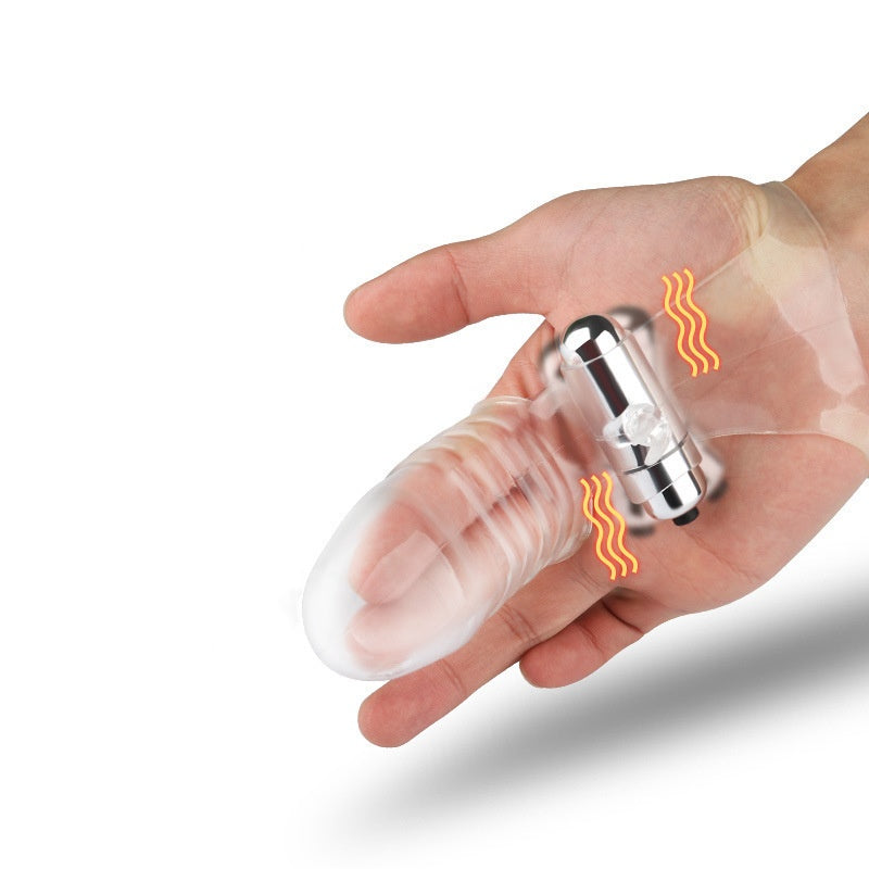 Finger Sleeve Vibrator Clit Stimulate - Clear - image 8