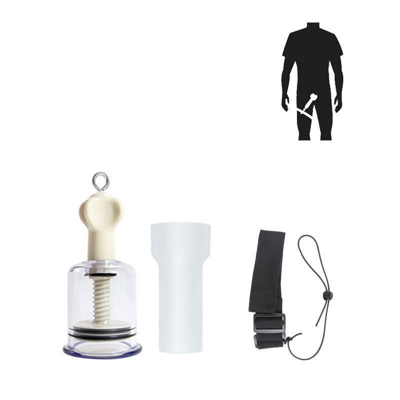 Penis Enhancement Enlarger Tension Device Vacuum Cups Cock Stretcher - with leg belt - image 8