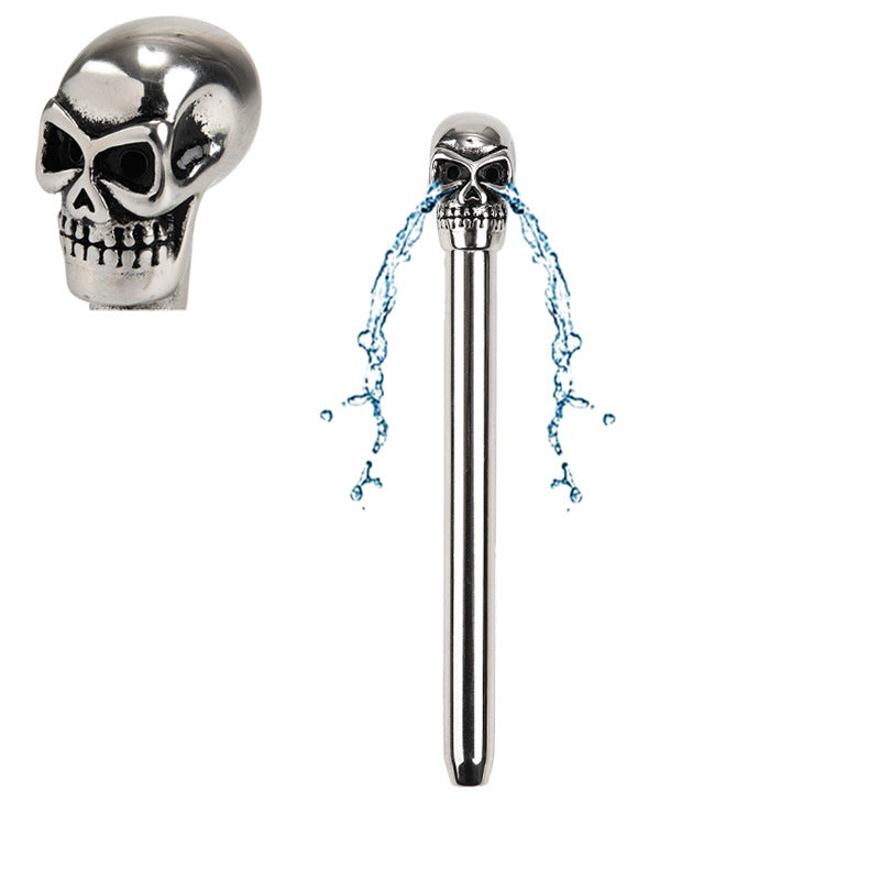 Male Penis Urethral Sound Stainless Steel Skull Head - image 3