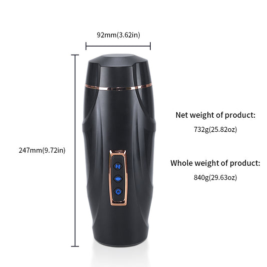 Automatic Telescoping Stroker With Suction & Vibration - image 0