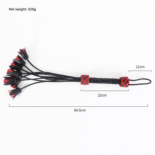 Handcrafted Leather Rose Whip - image 0