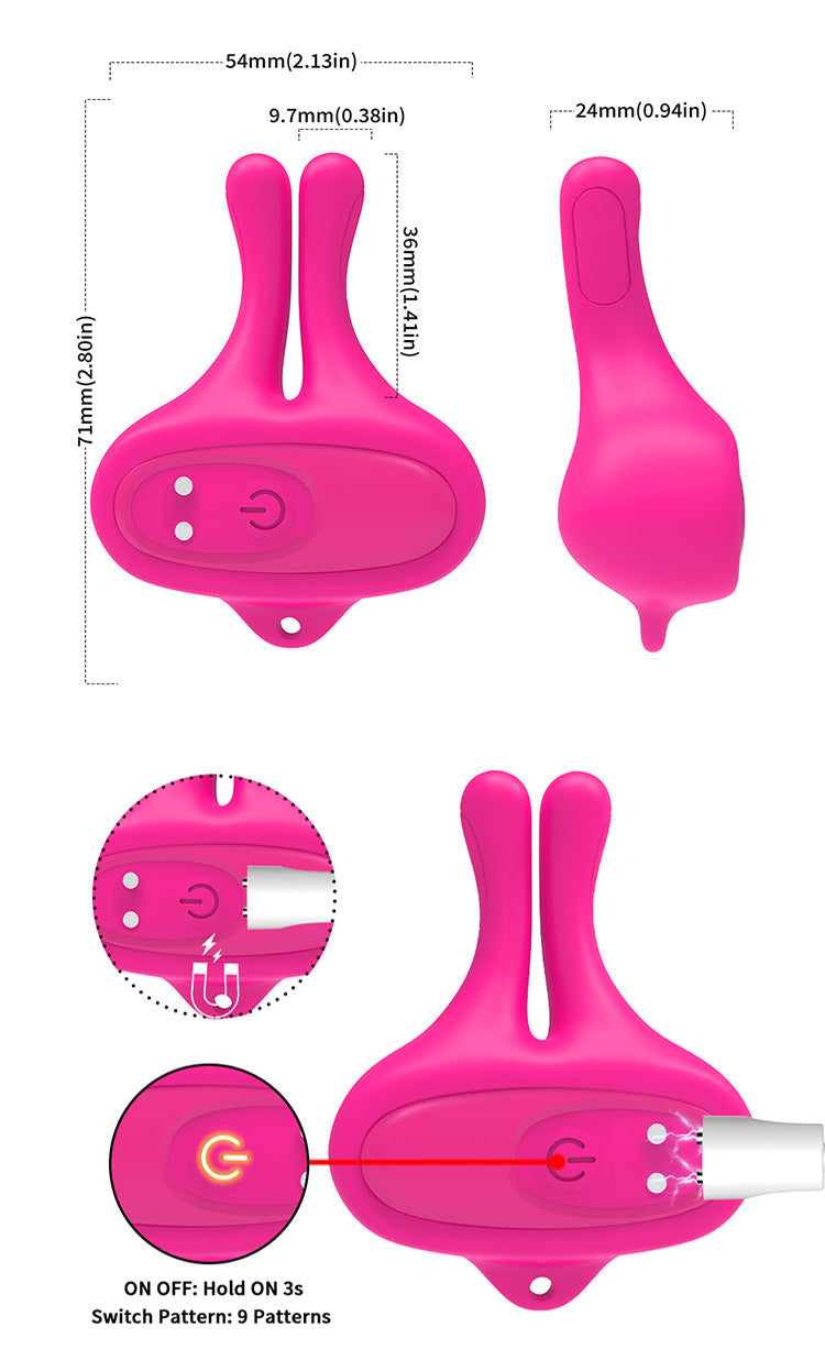Nipple Toys Vibrator Vibrating Nipple Clamps Stimulation Rechargeable BDSM Toy - image 9