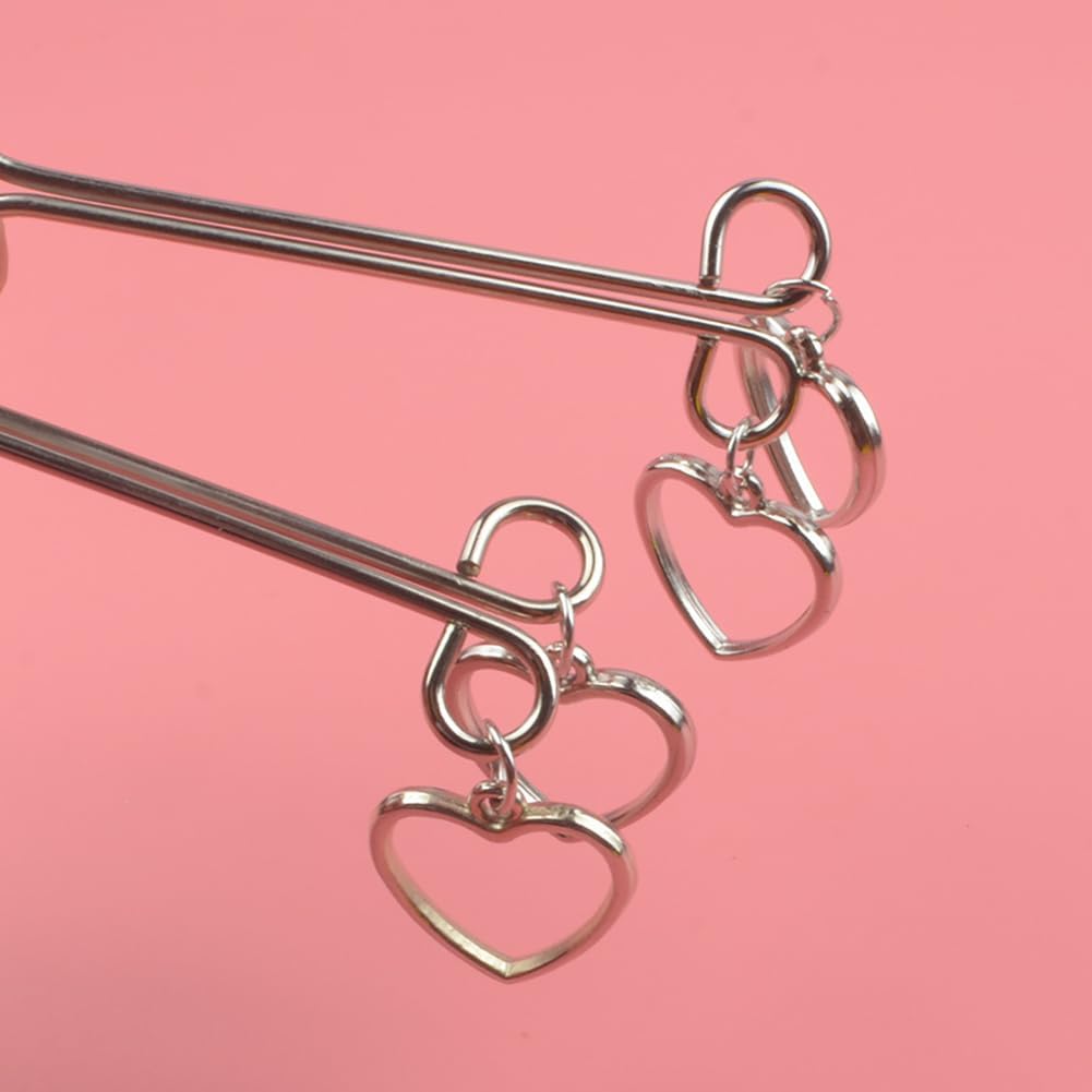 Silver Heart Nipple Ring - image 5