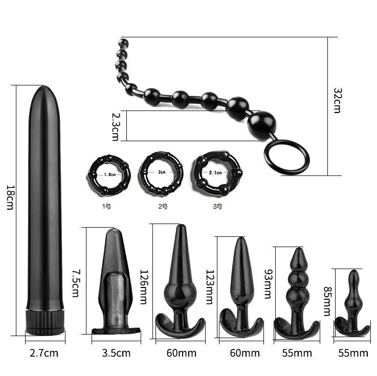 8 PCS Anal Plug Set Silicone Butt Plug - image 5