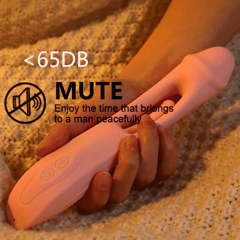 12 Vibration Mods Beating Licking Massager Wand with Leg Strap - image 8