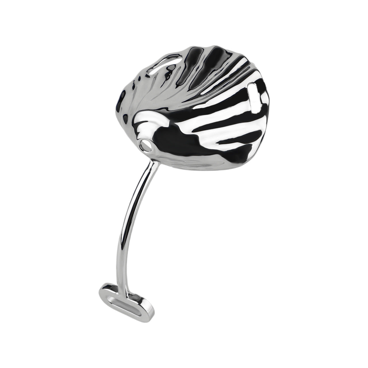Sexy Shell Chastity Belt with Anal Plug and Urethral Catheter - image 5