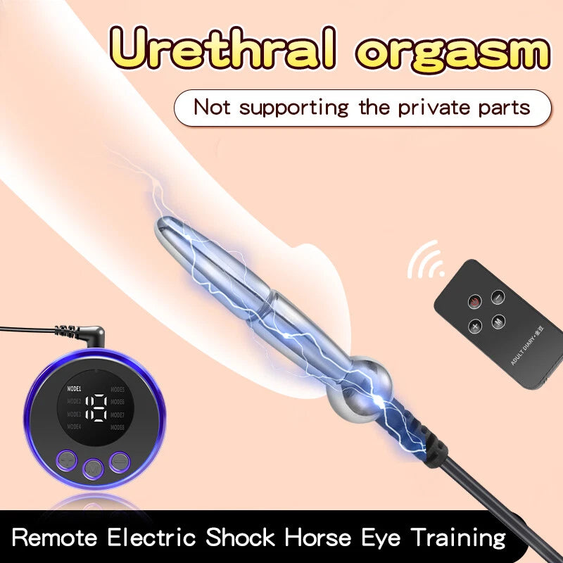 Stainless Steel Electric E-stim Stretcher Urethra Sound Rod - image 9