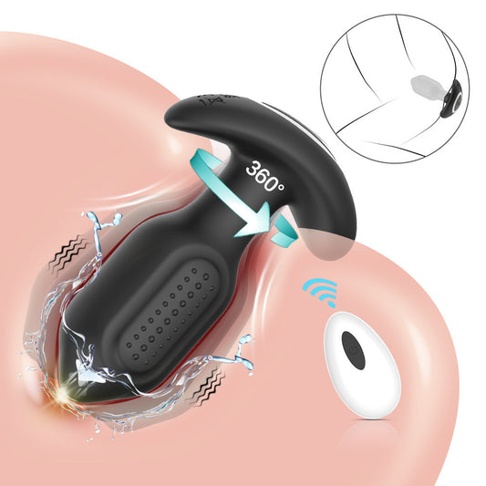 360° Rotating Vibrating Butt Plug APP-Controlled Sex Toy - image 1