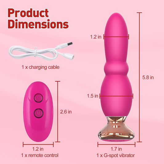 Small Waist G-Spot Vibrator - 10 Modes Waterproof & Remote Control - image 1