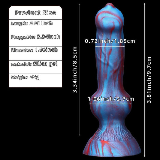 3.34'' Fantasy Knot Mini Dildo - image 1