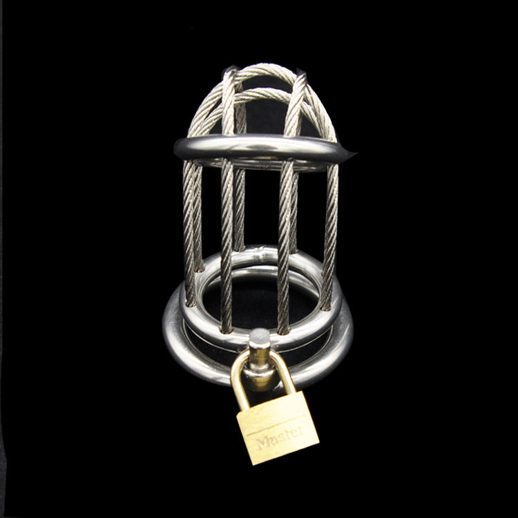 Stainless Steel Cable Chastity Cage - image 3