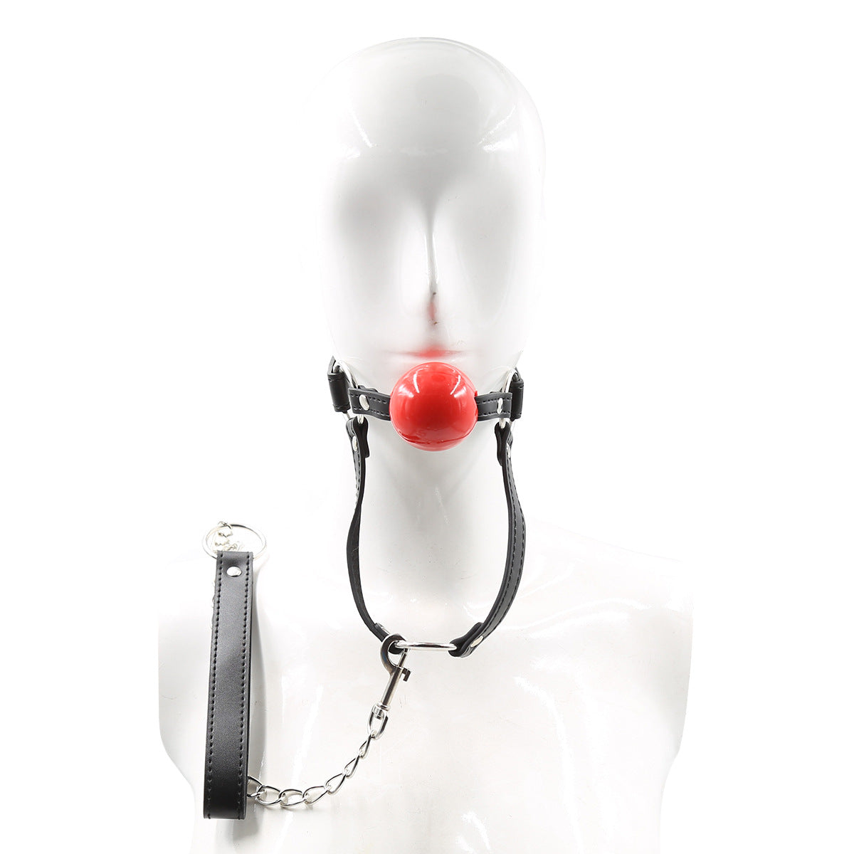 SM Mouth Gag with Leash - image 3