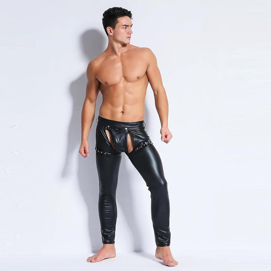 Men's Wetlook Leggings - image 1