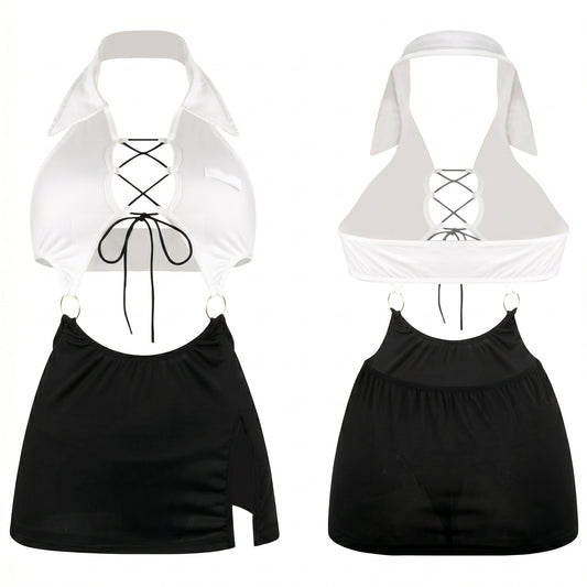 Secretary-Inspired Lingerie Costume Set - image 0