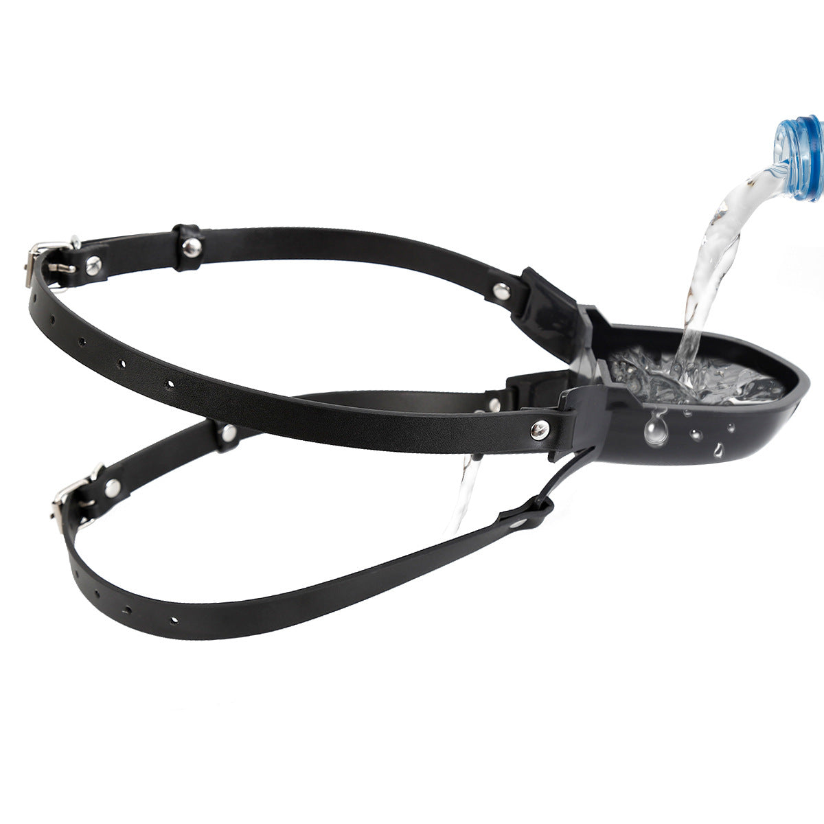 Holy Water PU Leather Mouth Plug SM Toys - image 3