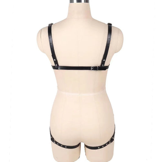 Punk Provocateur Adjustable Bondage Harness - image 0