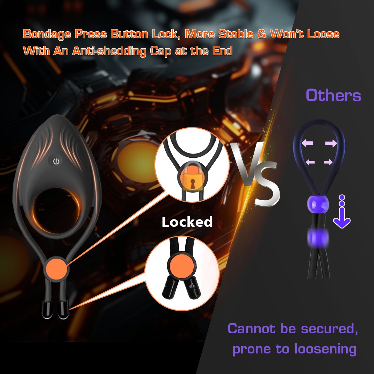 LockJoy 10-Mode Adjustable Vibrating Ring - image 11