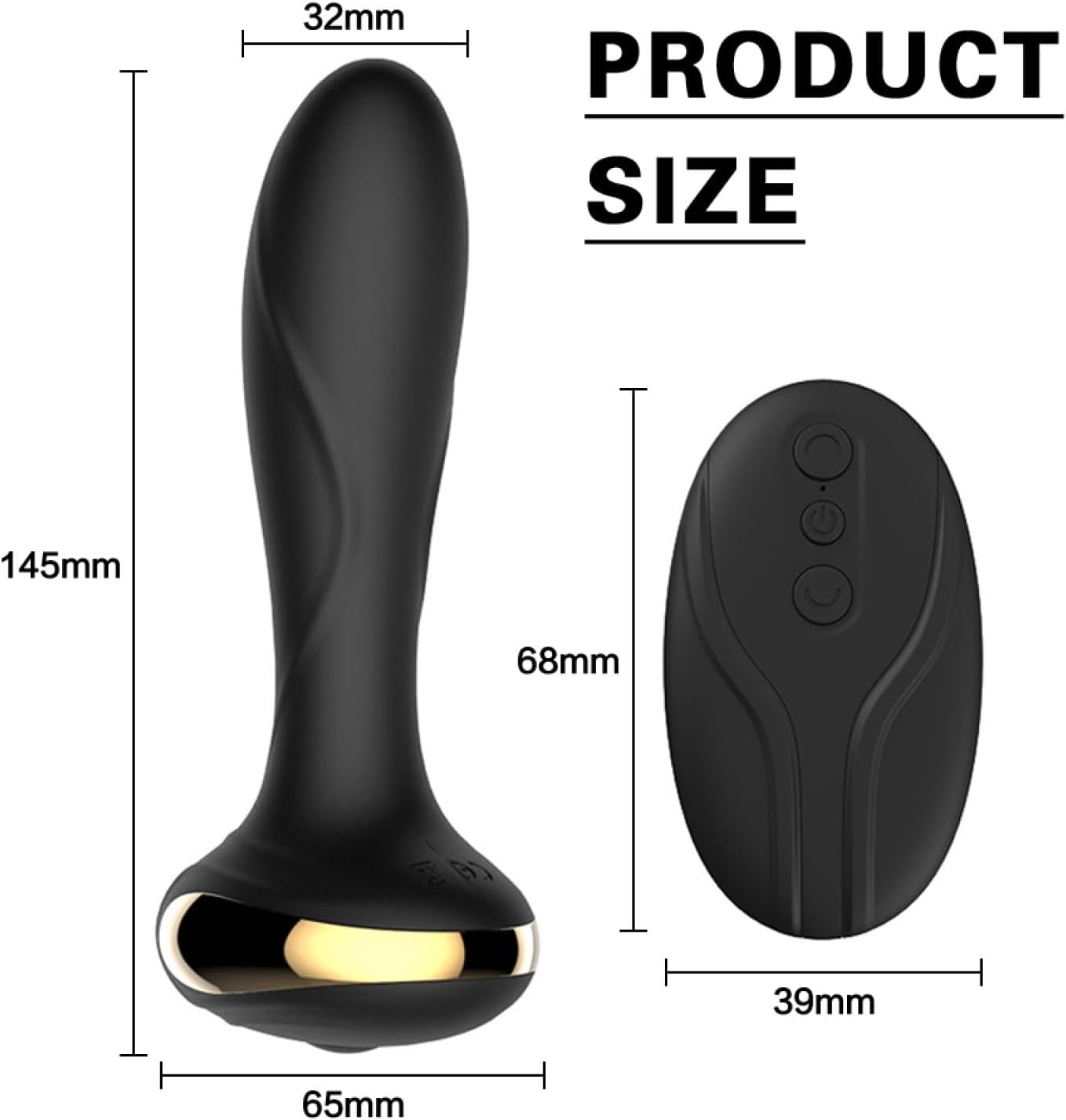 Remote G Spot Vibrator Butt Plug - image 3