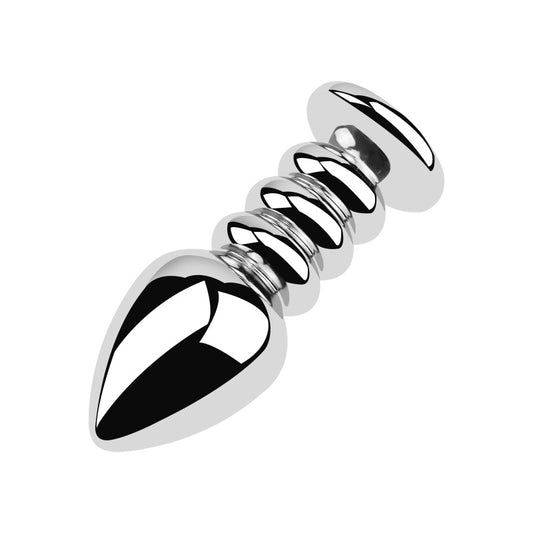 3-Piece Stainless Steel Crystal Butt Plug Set - image 1