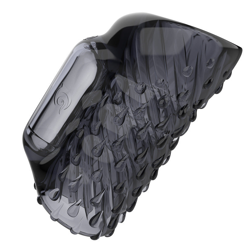 Penis Glans Sleeve Vibrators Delay Ejaculation Sex Toys - Black - B - image 8