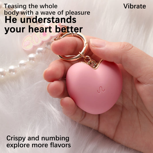 PearlCharm Heart Mini Vibrator - image 1