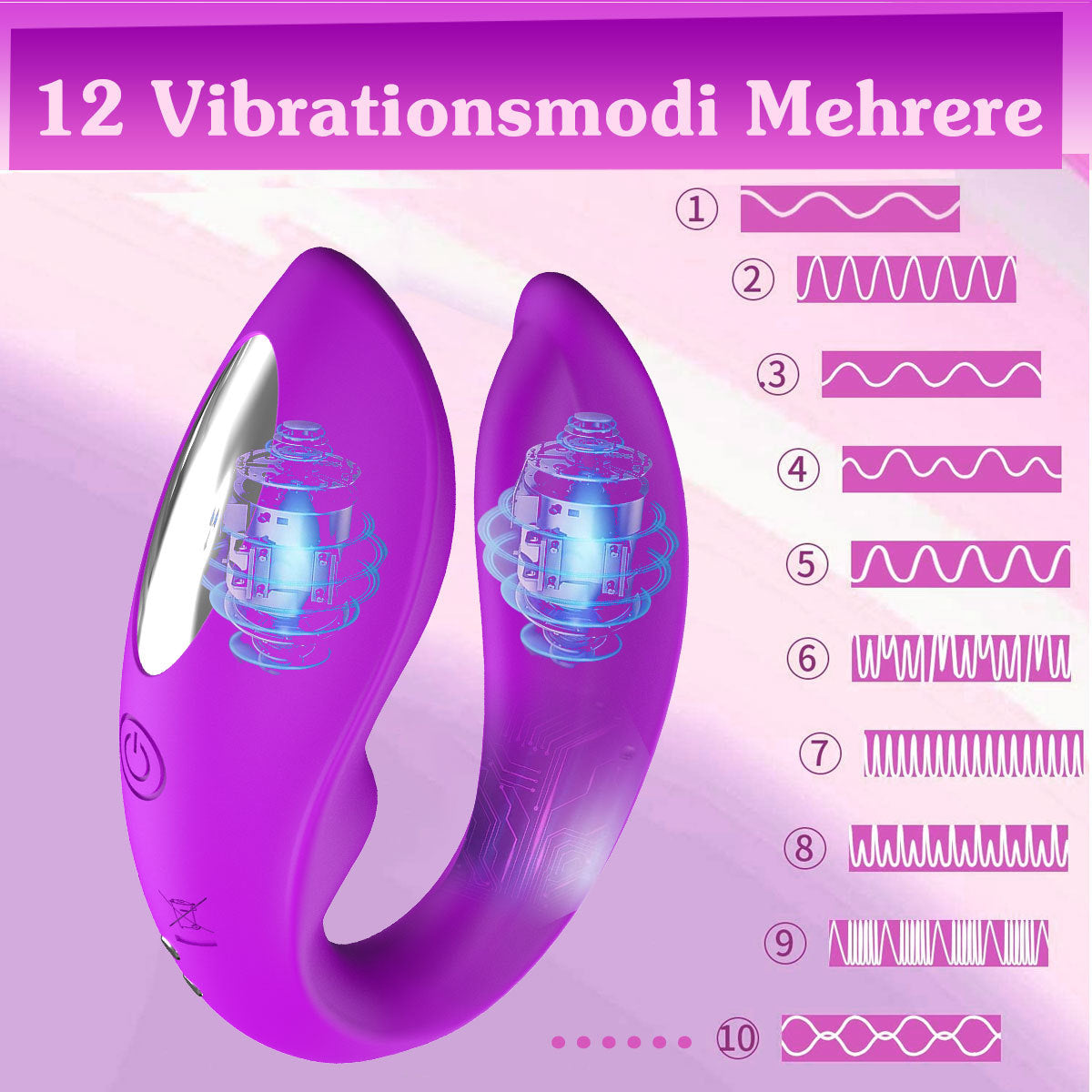 Double Motor Vibrator for Intense Dual Stimulation – Remote-Controlled & Waterproof - image 9