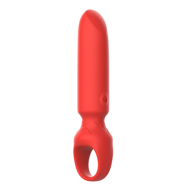 Bullet Vibrator Lipstick Mini Vibrator with 10 Vibration Modes - Red - image 7
