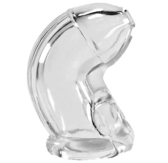 Voluntary Confinment Cock Cage Chastity Cage - Transparent - image 3