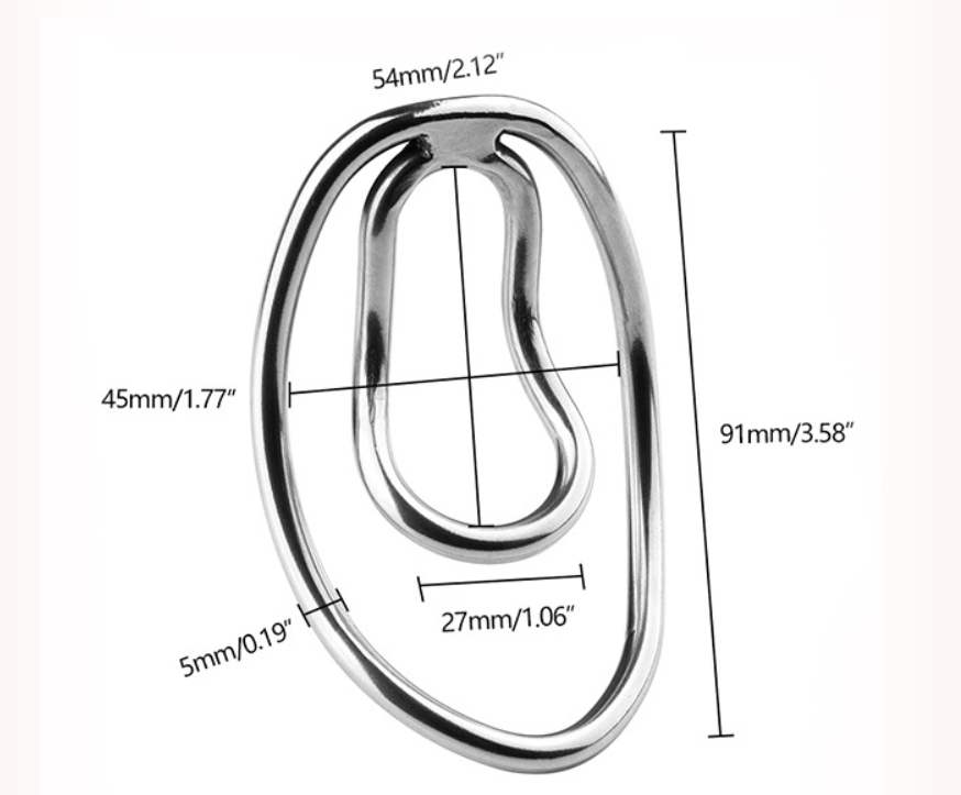 Metal Skeleton Foreskin Clip Penis Clamp Toy - image 4
