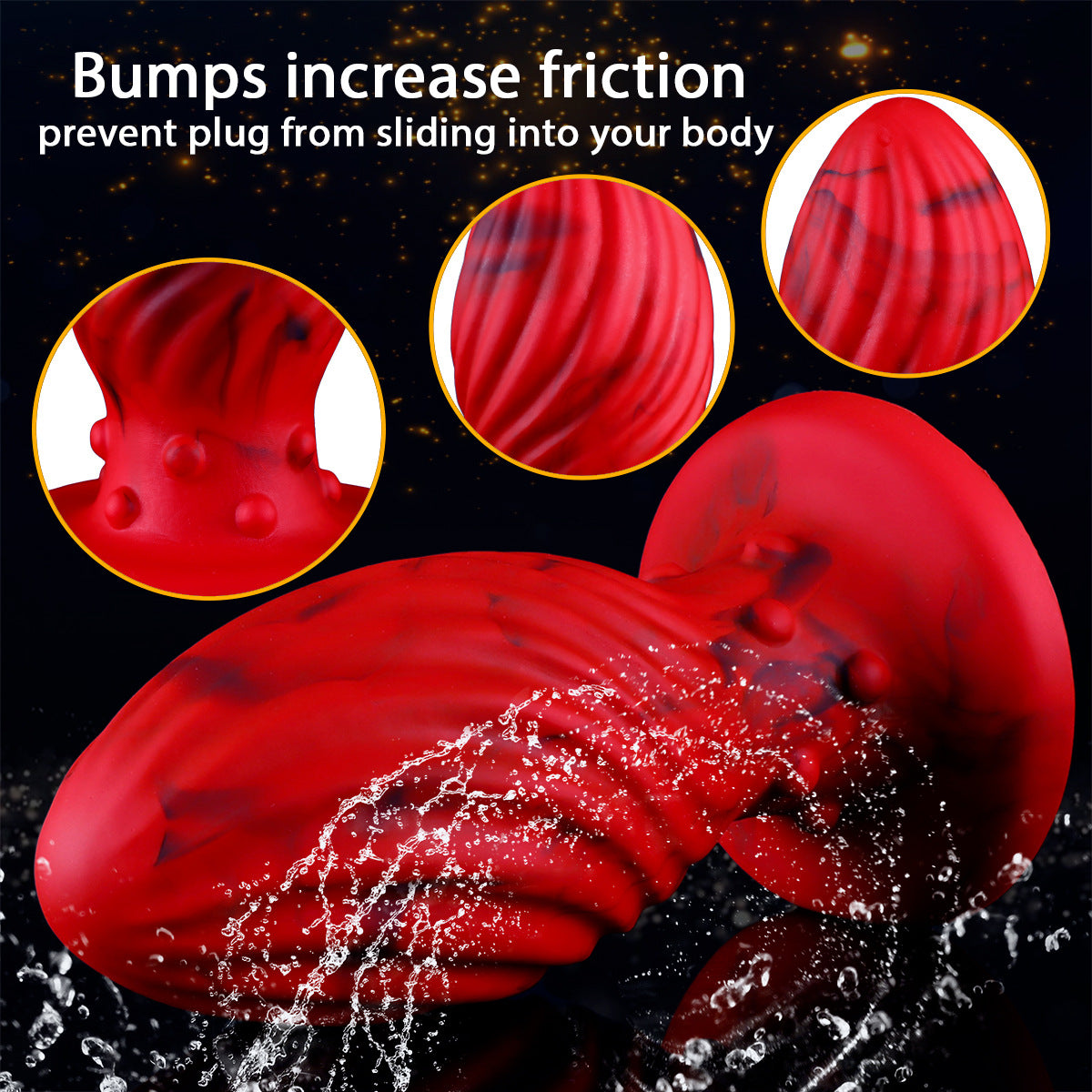 New Red Dragon Egg Anal Plug - image 10