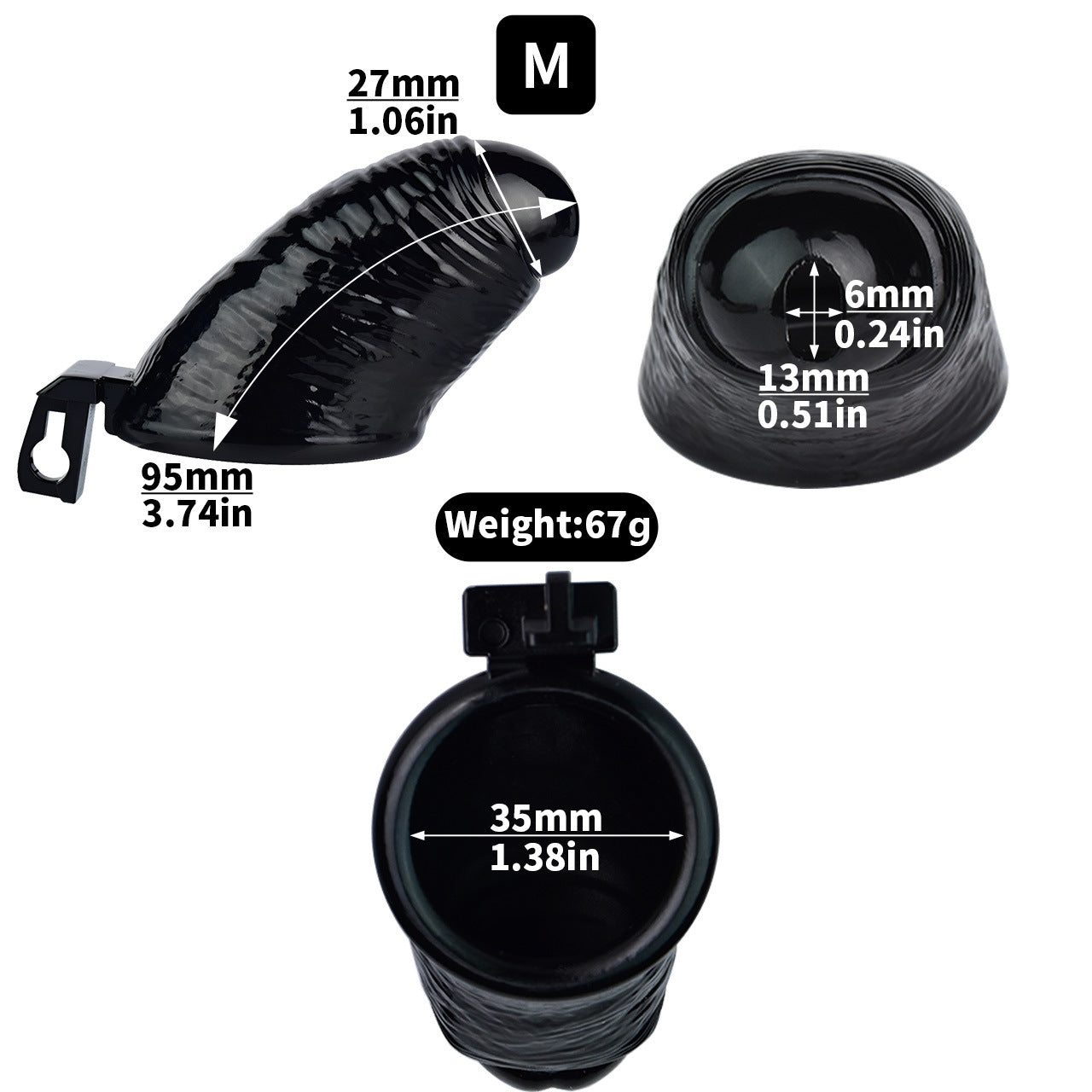 Dick Resin Chastity Cage - image 8