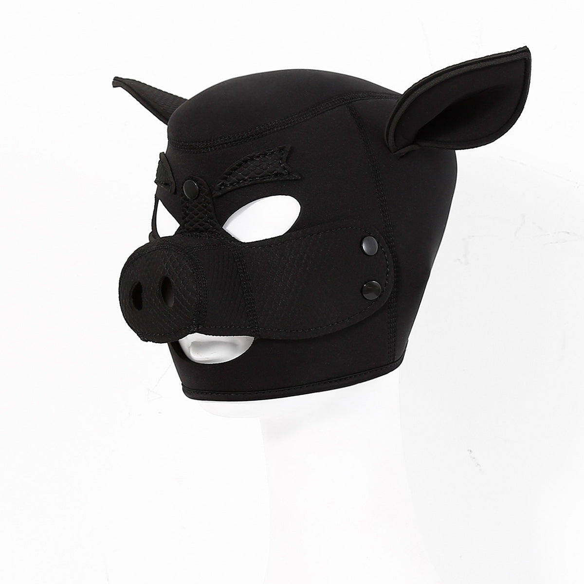 SM Play Pig Mask - Black - image 5