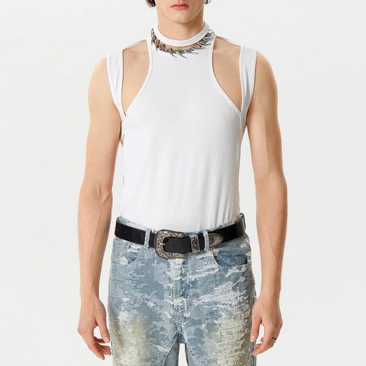 Slim-fit Streetwear T-shirt - White - XXXL - image 1