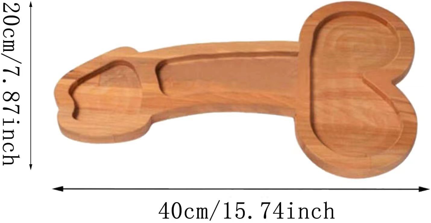 Penis Charcuterie Board Penis Cheese Board - Large (15.75x8.4in)($13.99) - image 4