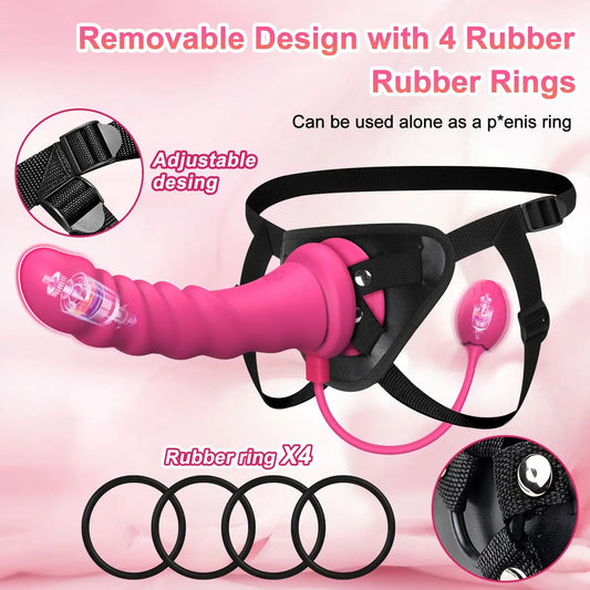 App-Controlled Strapless Strap-On with Anal Plug - image 1