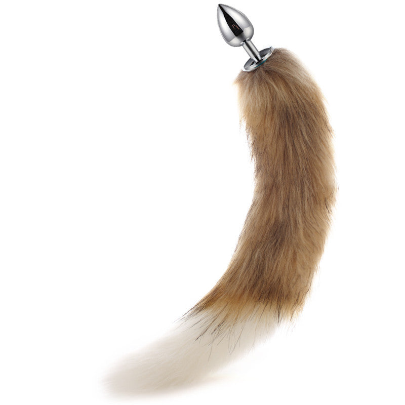 Brown & Whtie Canie Tail Plug - image 1