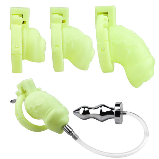 Adjustable Handcuff Resin Chastity Cage - image 1