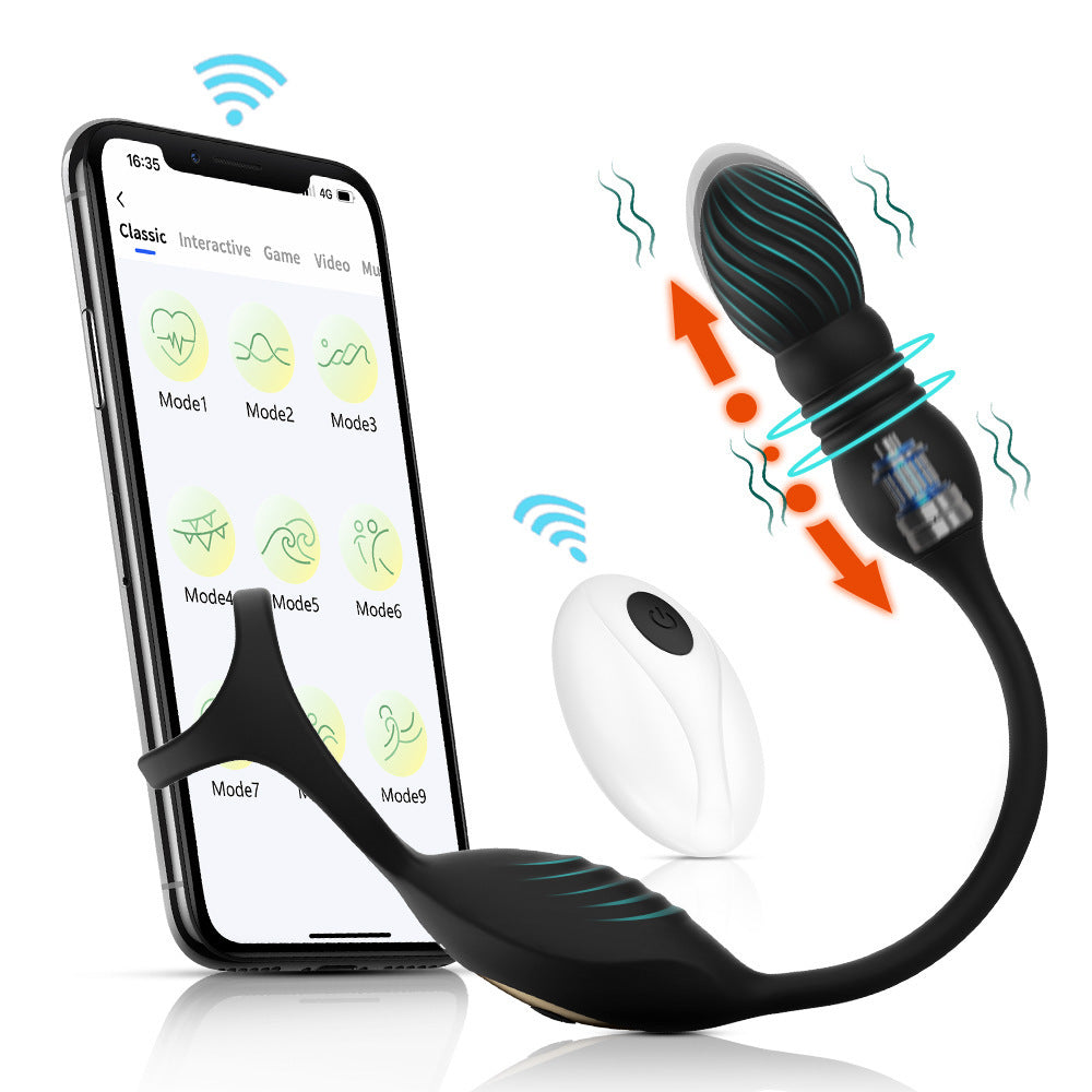 Auto-Sizing Vibrating Prostate Plug - Telescopic Anal Stimulator with 10 Vibration Modes - image 7