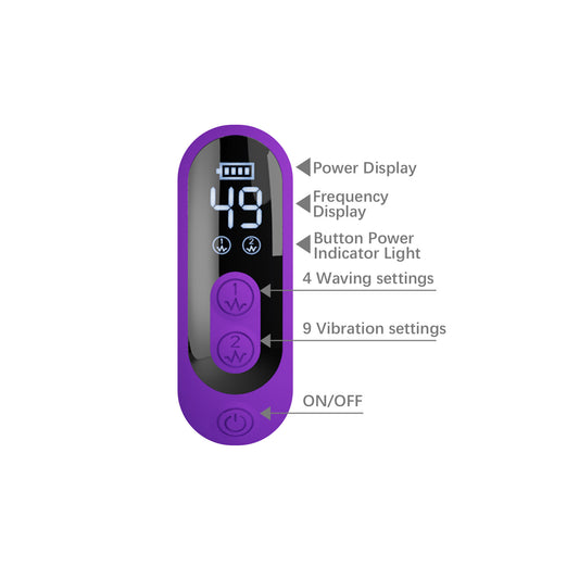 Dual Stimulation Rabbit Vibrator with LED Display - image 0