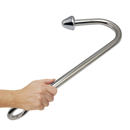 Cone-Shaped Bead Metal Anal Hook - image 1