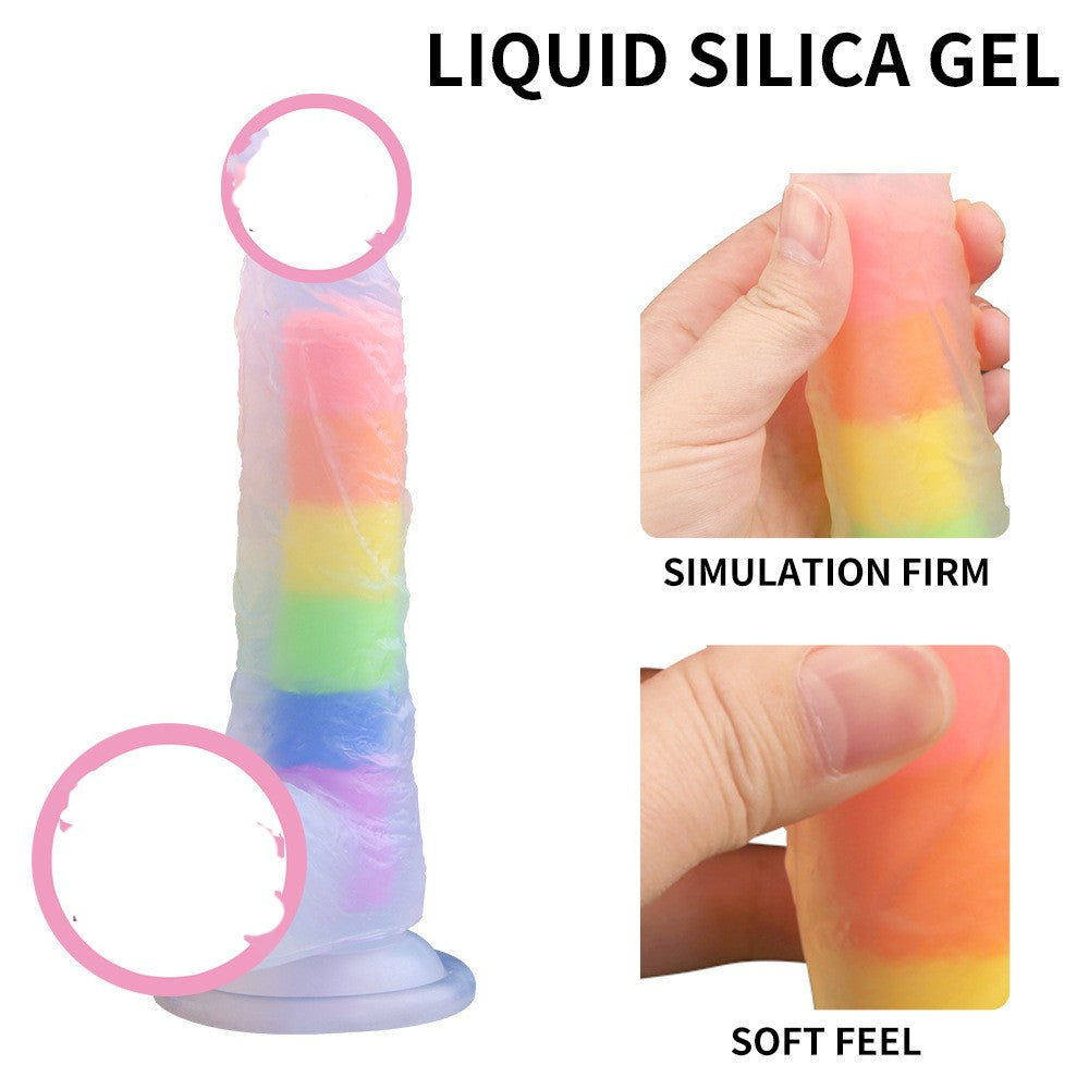 Rainnow Gel Dildo - image 8