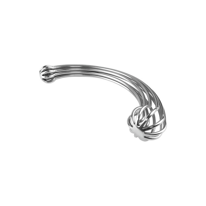 Hallow Curved Stainless Steel Dual-ended Massage Wand - image 3