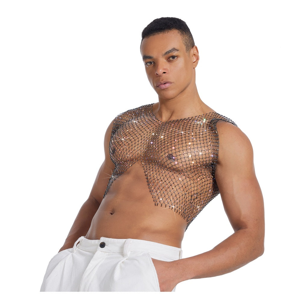 Starluxe Mesh Sparkle Top – Style D - image 10