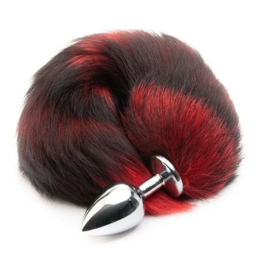 Fire Red Fox Cat Tail Butt Plug - image 1