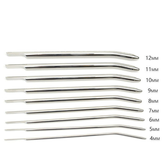 Male Urethral Beads Sound Stainless Steel Urethral Plug 4mm-12mm - 12mm - image 1