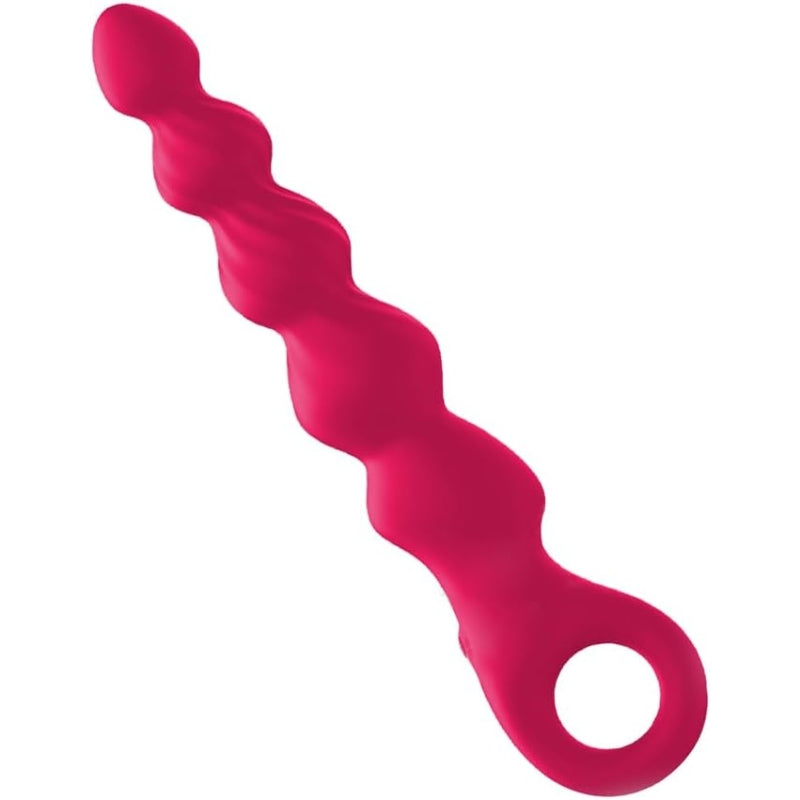 WavePulse Pro - 12X Vibrating Anal Beads - Rose - image 17